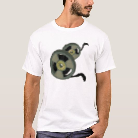 PIXEL-MUSIK-BAND-FILM-SPULE T-Shirt (Vorderseite)