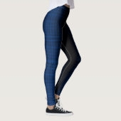 Pixel Muster 01.B.bw.02 Schwarze BG Leggings (Rechts)