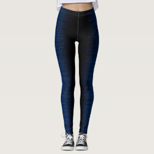Pixel-Muster 01.B.bw.Black BG Leggings