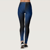 Pixel Muster 01.B.bw.S.Black BG Leggings (Rückseite)