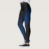 Pixel Muster 01.B.bw.S.Black BG Leggings (Links)