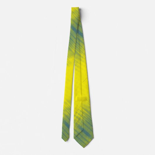 Pixel Muster 01.B.bw.S.BYellow BG Krawatte (Rückseite)