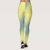 Pixel Muster 01.B.bw.S Gelbe BG Leggings (Rückseite)