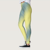 Pixel Muster 01.B.bw.S Gelbe BG Leggings (Links)