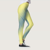 Pixel Muster 01.B.bw.S Gelbe BG Leggings (Rechts)