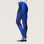 Pixel Muster 08.B.wC Blue BG Leggings (Links)