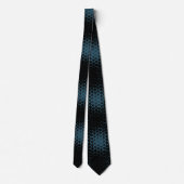 Pixel Muster 10.B.bw Black BG Krawatte (Rückseite)