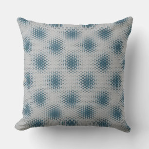Pixel Muster 10.B.bw LGrey BG Kissen