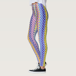 Pixel nach Pixel gezogenes Muster Leggings
