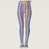 Pixel nach Pixel gezogenes Muster Leggings (Vorderseite)