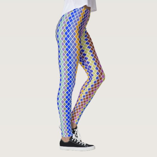 Pixel nach Pixel gezogenes Muster Leggings (Rechts)