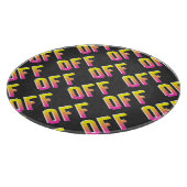 Pixel off Zeichen: Vintages Muster. Schneidebrett (Ecke)