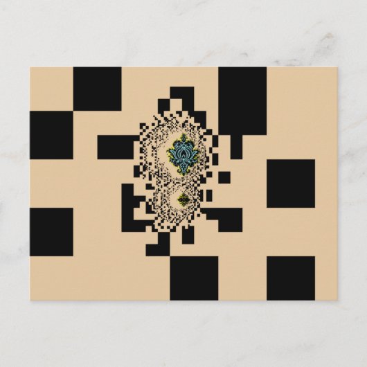 Pixel ohne Vorlage für die Postkarte (Vorderseite)