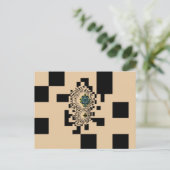 Pixel ohne Vorlage für die Postkarte (Stehend Vorderseite)