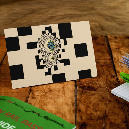 Pixel ohne Vorlage für die Postkarte