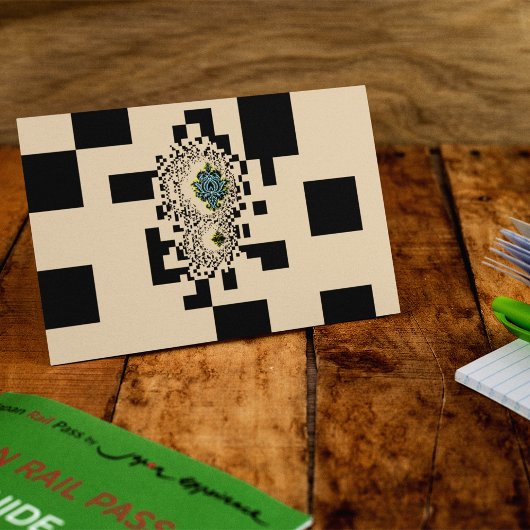 Pixel ohne Vorlage für die Postkarte