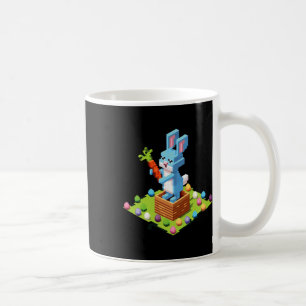 Pixel-Osterhase Video-Spieler Eierjagd Lustiger B Kaffeetasse