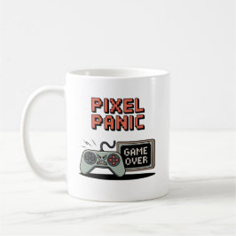 Pixel Panic Gamer Mug – Funny Retro Gaming Gift  Kaffeetasse