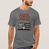 Pixel Panic – Retro-Gamer-Wut-Design T-Shirt (Vorderseite)