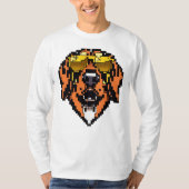 Pixel Paws und Bloodhound Trails T-Shirt (Vorderseite)
