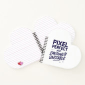 Pixel Perfect Heart Notizblock (Innenseite)
