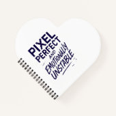 Pixel Perfect - Spiral Notebook Notizblock (Vorderseite)