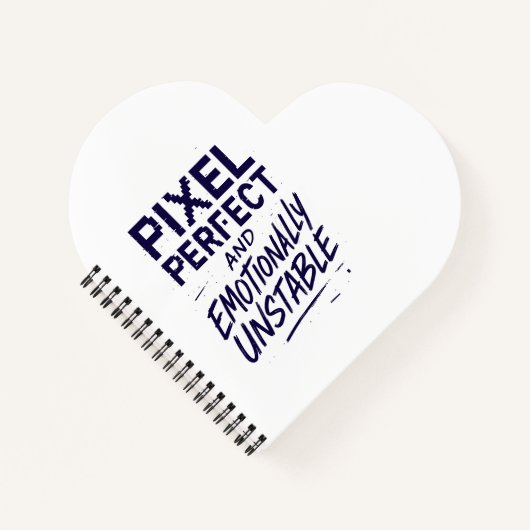 Pixel Perfect - Spiral Notebook Notizblock (Vorderseite)