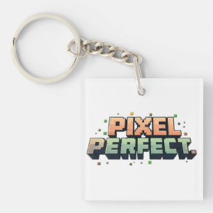 Pixel perfekt schlüsselanhänger