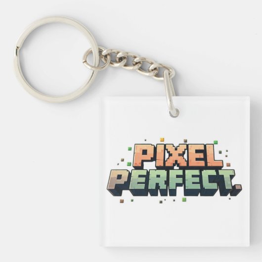 Pixel perfekt schlüsselanhänger (Vorderseite)