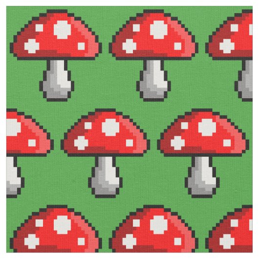 Pixel-Pilz-Gewebe Stoff (Nahaufnahme)