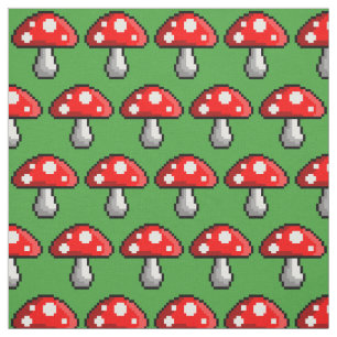 Pixel-Pilz-Gewebe Stoff