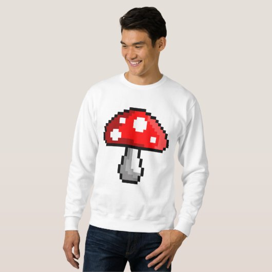 Pixel-Pilz-Sweatshirt Sweatshirt (Vorne ganz)