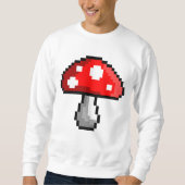 Pixel-Pilz-Sweatshirt Sweatshirt (Vorderseite)