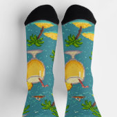 Pixel Pina Coladas Socken (Oben)