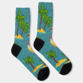 Pixel Pina Coladas Socken (Rechts)
