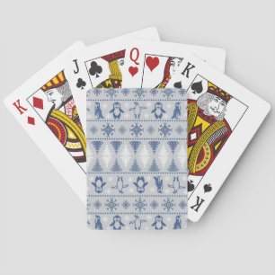 Pixel-Pinguine-Spielkarten Spielkarten