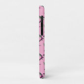 Pixel Pink Hummingbird Case-Mate iPhone Hülle (Hinten/Links)