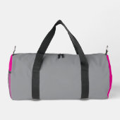 Pixel Pink Hummingbird Duffle Bag (Rückseite)