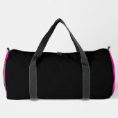 Pixel Pink Hummingbird Duffle Bag (Rückseite)