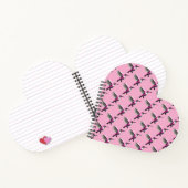 Pixel Pink Hummingbird Notizblock (Innenseite)
