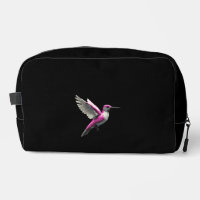 Pixel Pink Hummingbird