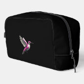 Pixel Pink Hummingbird Waschbeutel (Rechte Ecke)