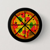 Pixel-Pizza Button (Vorderseite)