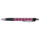 Pixel Plaid_Magenta-Black Kugelschreiber (Unterseite)