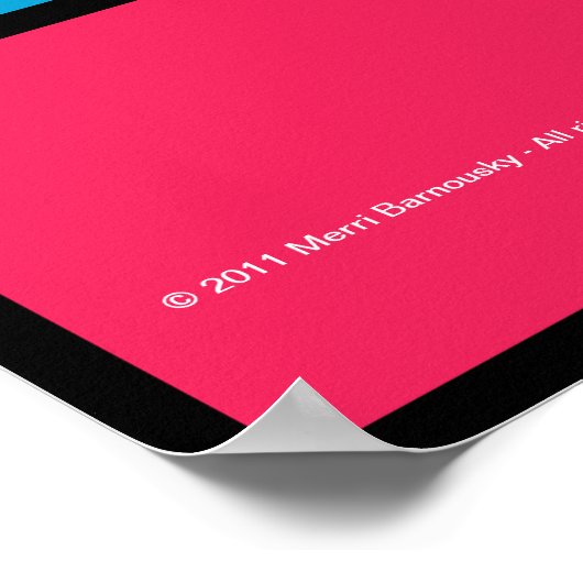 Pixel-Plastik-Poster Poster (Ecke)