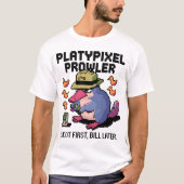 Pixel Platypus Gamer T-Shirt (Vorderseite)