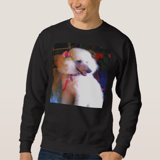 Pixel Poodle Sweatshirt (Vorderseite)