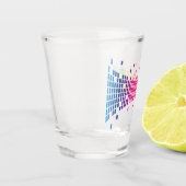 Pixel-Pop Schnapsglas (Links)