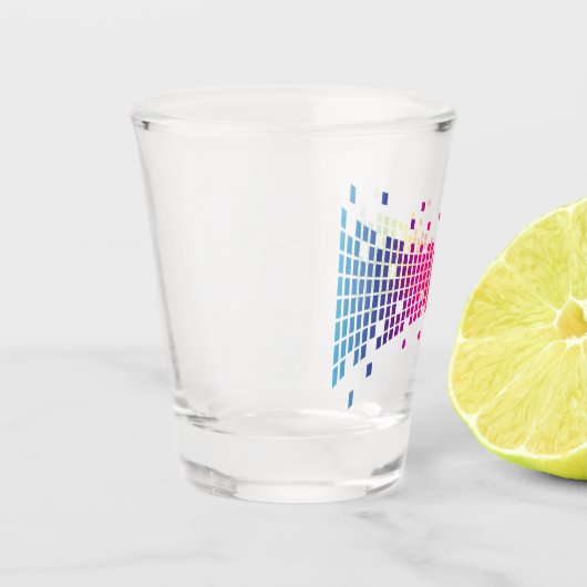 Pixel-Pop Schnapsglas (Links)