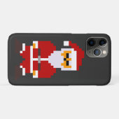 Pixel Pose Weihnachtsmann Case-Mate iPhone Hülle (Rückseite (Horizontal))
